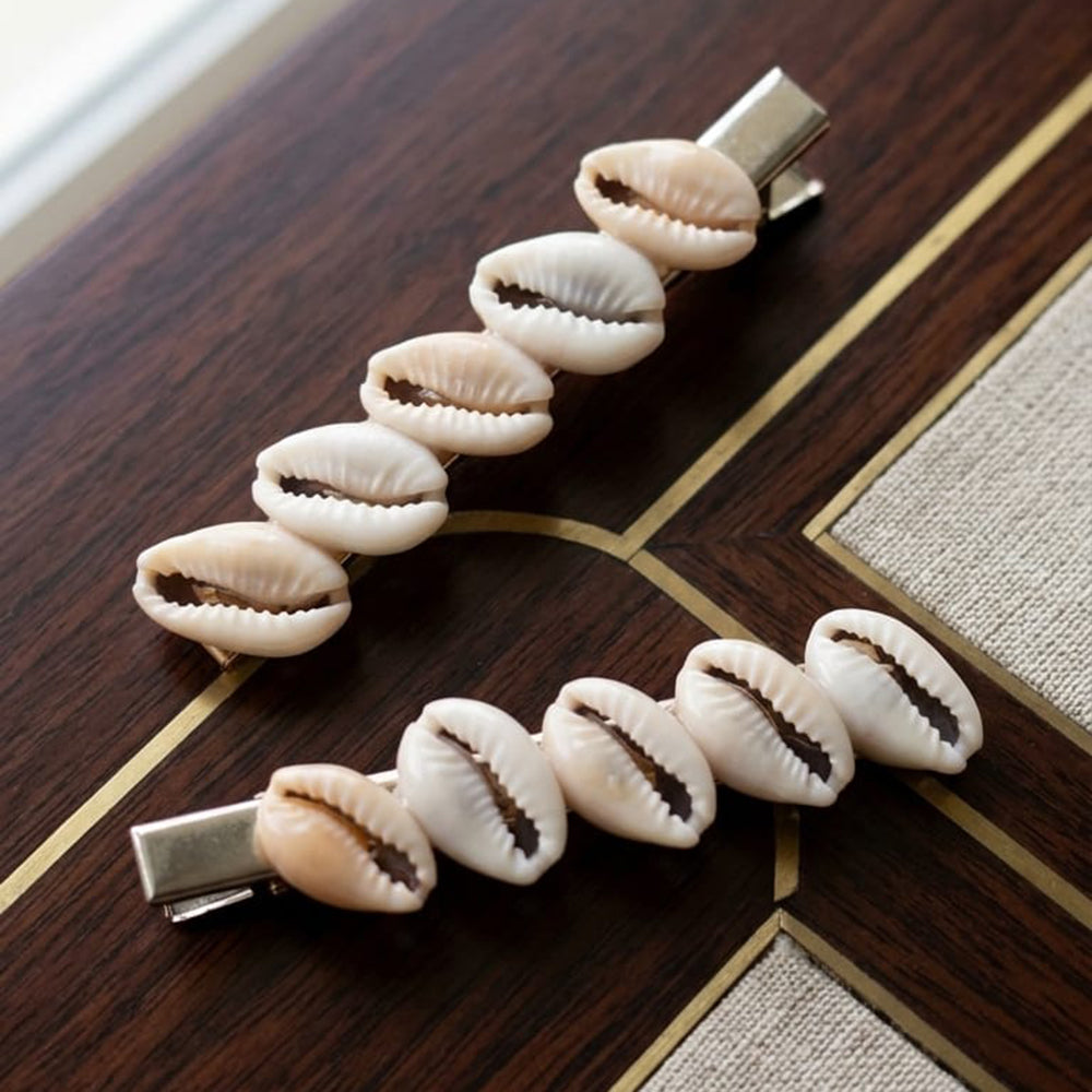 Kavya's Kreation Designer Shell Hair Clip 