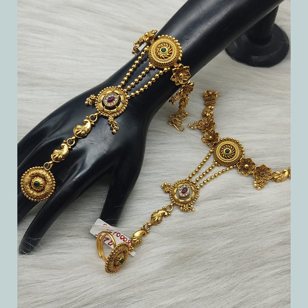 Everlasting Quality Jewels Gold Plated Hand Harness