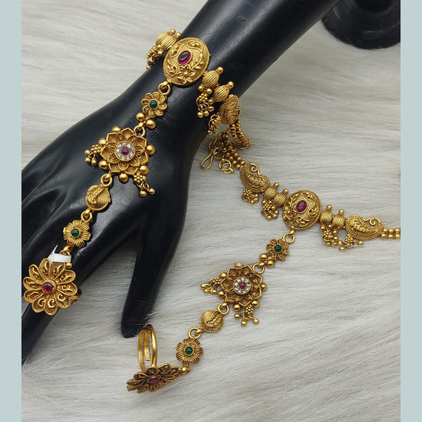 Everlasting Quality Jewels Gold Plated Hand Harness