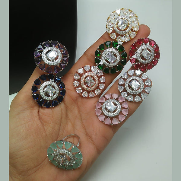 Everlasting Quality Jewels AD Stone Finger Ring (1 Ring)