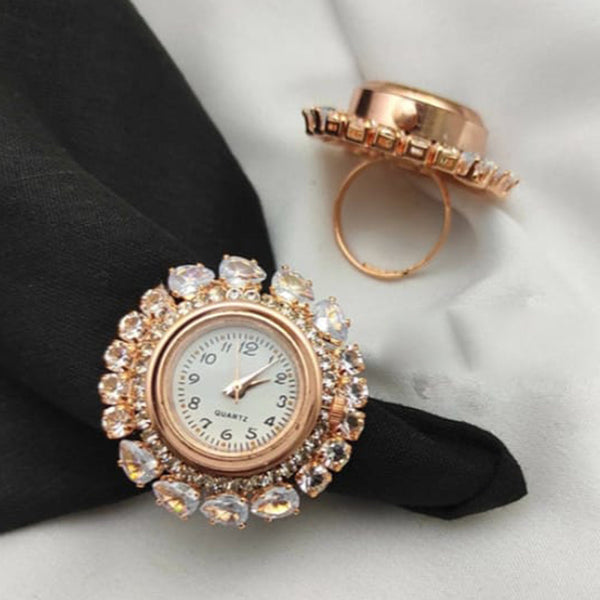 Everlasting Quality Jewels Gold Plated Watch Ring