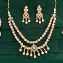 Everlasting Quality Jewels Gold Plated American Diamond Necklace Set