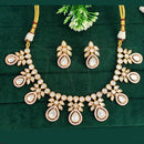 Everlasting Quality Jewels Gold Plated Polki Kundan Necklace Set