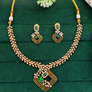 Everlasting Quality Jewels EverGleam Gold Plated American Daimonds Necklace Set