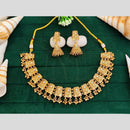 Everlasting Quality Jewels Gold Plated Pota Stone Necklace Set