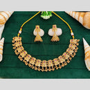 Everlasting Quality Jewels Gold Plated Pota Stone Necklace Set