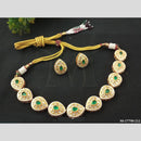 Everlasting Quality Jewels Gold Plated Pota Stone Necklace Set