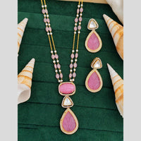 Everlasting Quality Jewels Gold Plated Crystal And Austrain Stone Long Necklace Set