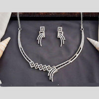 Everlasting Quality Jewels Silver Plated Austrian Stone Necklace Set