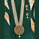 Everlasting Quality Jewels Gold Plated Kundan And Pearl Necklace Set 