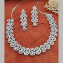 Everlasting Quality Jewels Gold Plated American Diamond Necklace Set 