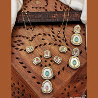 Everlasting Quality Jewels Traditional Pota And Sparkling Austrian Stones Necklace Set