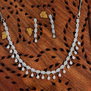 Everlasting Quality Jewels Statement Necklace Set Crafted with American Diamonds