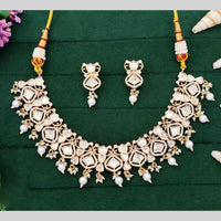 Everlasting Polki Kundan Necklace Set Handcrafted Royal Jewelry for Women