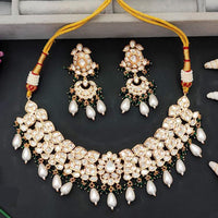 Everlasting Designer Polki Kundan Necklace Set for Weddings & Festive Wear