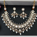 Everlasting Polki Kundan Necklace Set Handcrafted Royal Jewelry for Women