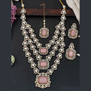 Everlasting Quality Jewels Polki Kundan Multi Layer Necklace Set