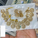 Everlasting Quality Jewels Pearl and Kundan Floral Necklace Set 