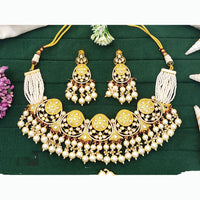 Everlasting Quality Jewels Timeless Polki Kundan And Pearls Necklace Set