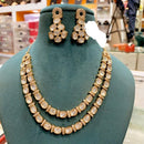 Everlasting Quality Jewels Royal Polki Kundan Stone Necklace Set