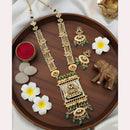 Everlasting Quality Jewels Royal Pota Stone Pearl And Beads Long Necklace Set