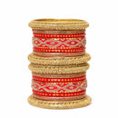 Everlasting Quality Jewels Classic Rajasthani Meenakari Austrian Stone Bangles