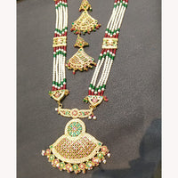 Everlasting Quality Jewels Royal Pota Stone And Pearl Necklace Set