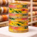 Everlasting Quality Jewels Traditional Lehti Bangles Set