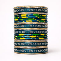 Everlasting Quality Jewels Traditional Lehti Bangles Set