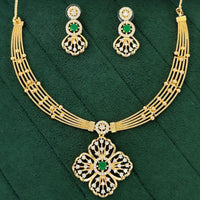 Everlasting Quality Jewels Shimmering American Diamond Necklace Set