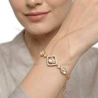 Everlasting Quality Jewels Royal Polki Kundan Stone Bracelet 