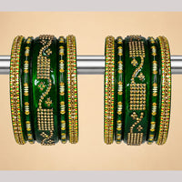 Everlasting Quality Jewels Premium Pearl Jaipuri Laakh Bangles Set
