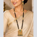 Everlasting Quality Jewels Elegance Designer Pota Stone And Pearl Mangalsutra  
