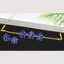 Mahavir Gold Plated Choker Necklace Set