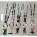 MG Beads Royal Look Austrian Stone And Beaded Long Necklace