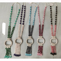 MG Beads Royal Look Austrian Stone And Beaded Long Necklace