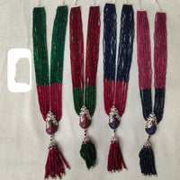 MG Beads Royal Look Austrian Stone And Beaded Long Necklace