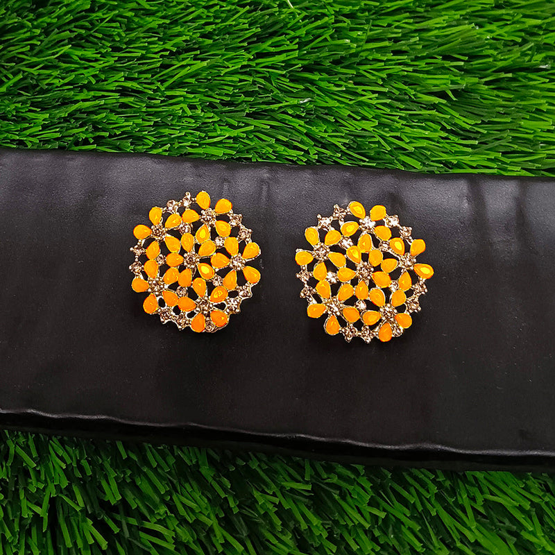 Darshana Jewels Gold Plated Stud Earrings