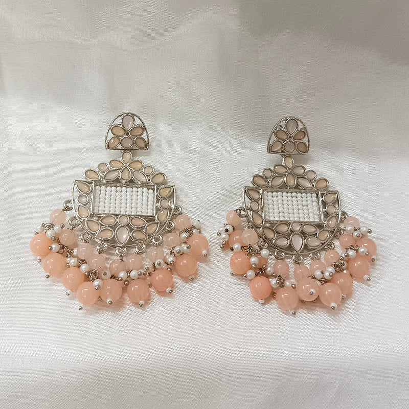 Darshana Jewels Silver Plated Dangler Earrings