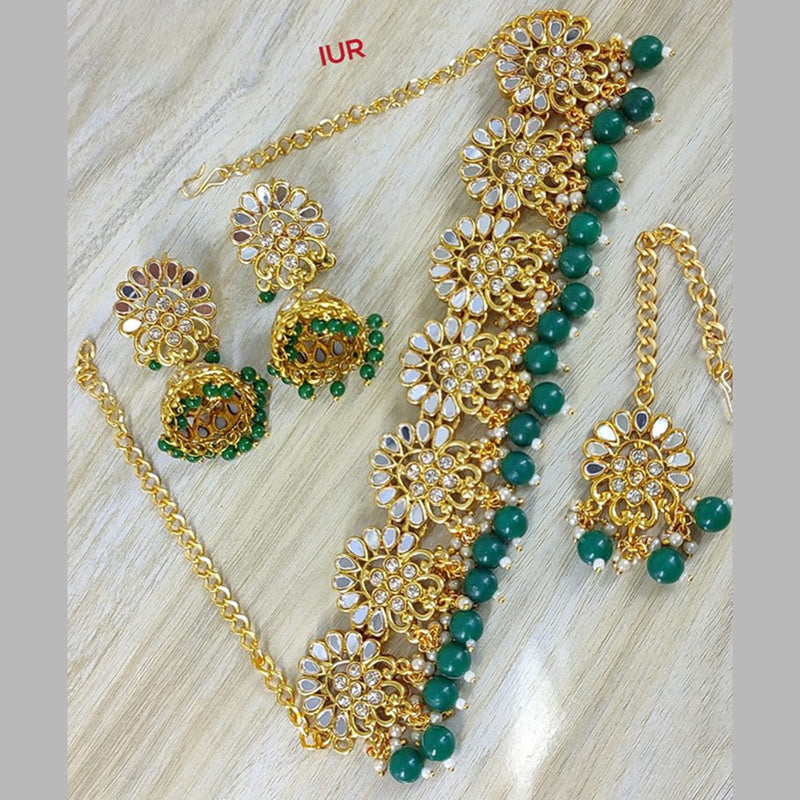 Darshana Jewels Gold Plated Choker Necklace Set