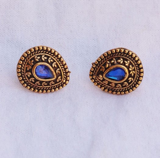 Darshana Jewels Gold Plated Stud Earrings