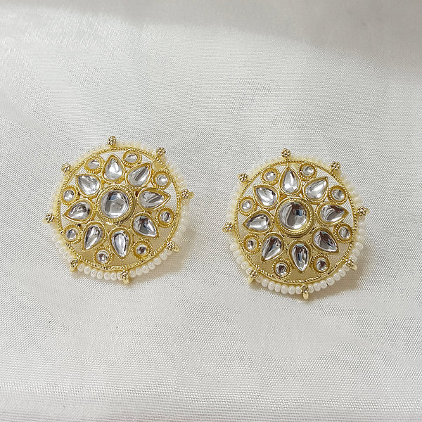 Darshana Jewels Gold Plated Stud Earrings