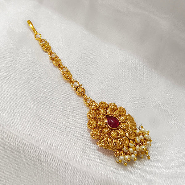 Darshana Jewels Gold Plated Maangtikka