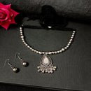 Darshana Jewels Oxidised Plated Necklace Set