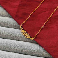 Urthn Heart Shape Chain Pendant - 113114607RG (Pack Of 6)