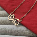 Urthn Infinity Heart Shape Chain Pendant - 113114611RG (Pack Of 6)