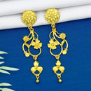 Mahavir Dye Gold Dangler Earrings