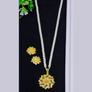 Mahavir Dye Gold Plated Chain Pendent Set