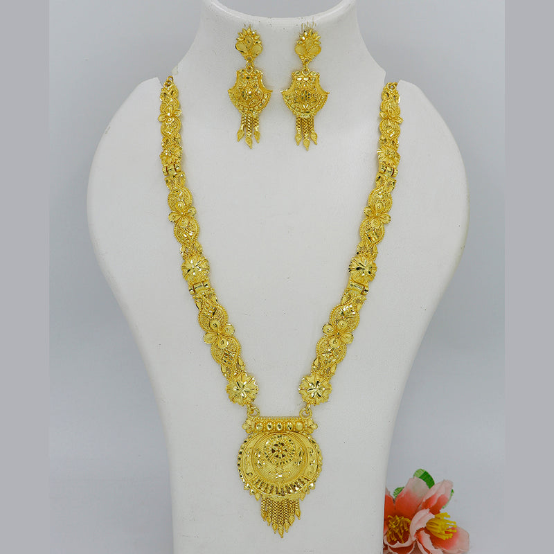 Mahavir Gold Plated Necklace Set