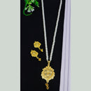 Mahavir Dye Gold Plated Chain Pendent Set